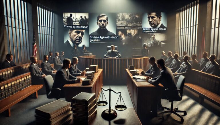 crimes contra honra jornalistas tribunal